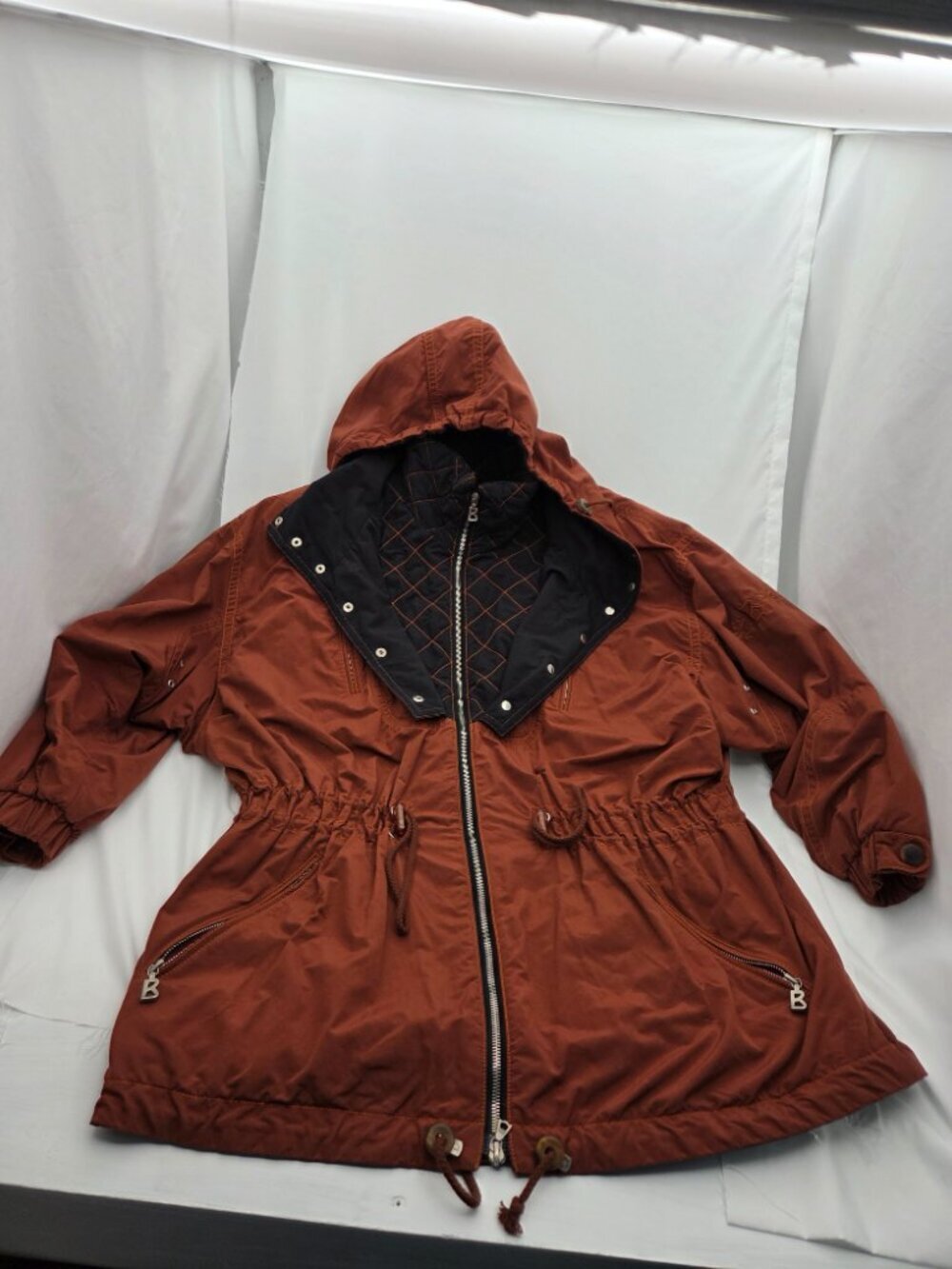 Bogner Vintage Rust Layerlite Ski Jacket Parka Women's 14 RARE USA - Picture 3 of 16